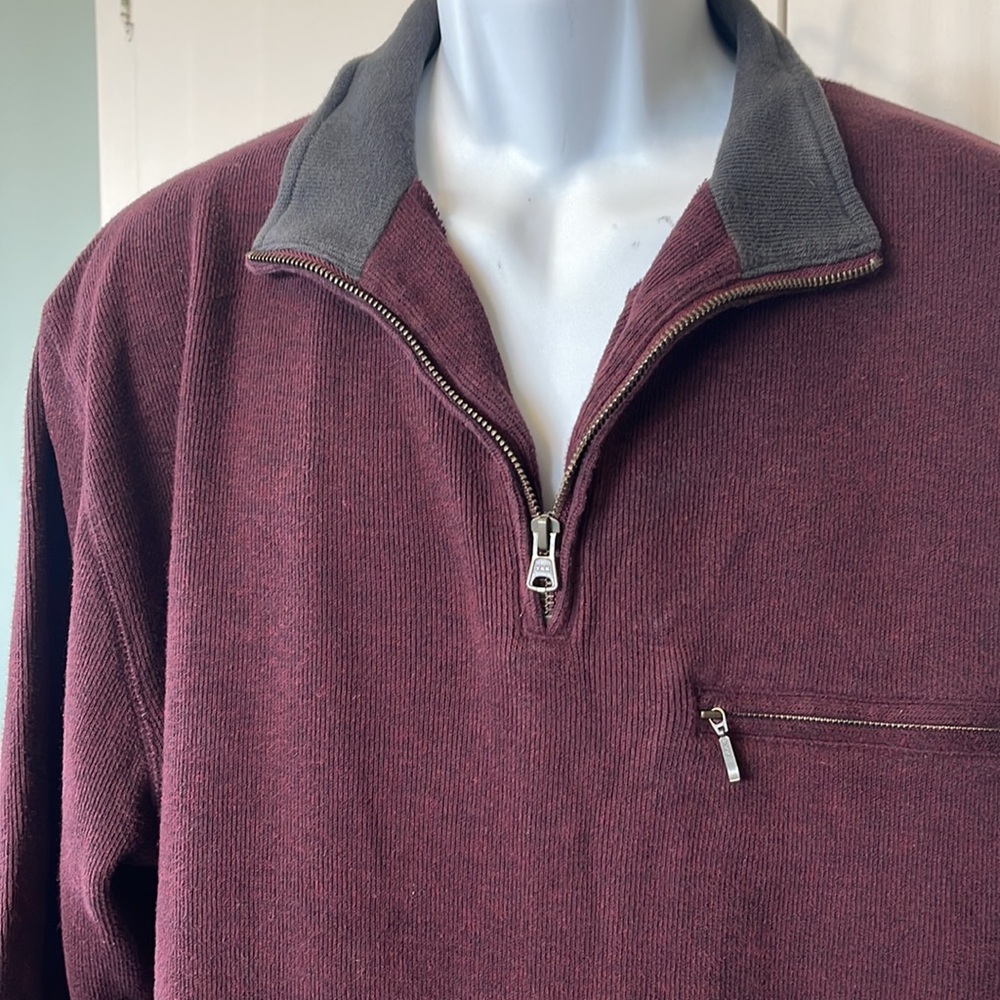 PENDLETON 💯cotton men’s Jacket red color (burgundy ) size XL” - Picture 9 of 16